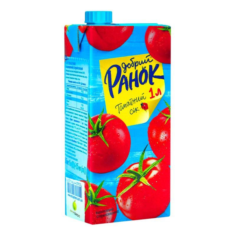 Сік томатний відновлений Добрий Ранок 1л